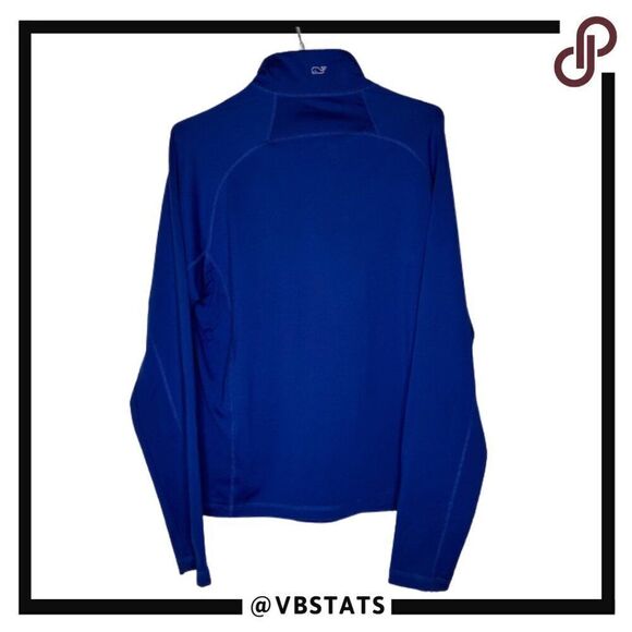 Vineyard Vines Performance Men's Full Zip Lightweight Jacket Size Large in Blue - Picture 2 of 4